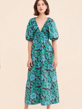 darian dress in blue saylor Darian Lace Mini Dress